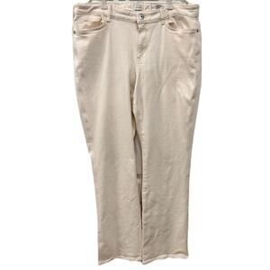 J. Jill Straight Leg Jeans in Cream